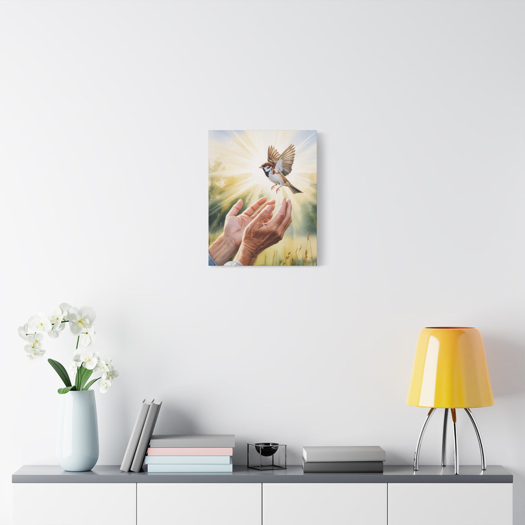 Cast Your Cares – 1 Peter 5:7 | Christian Wall Art for Peace and Encouragement