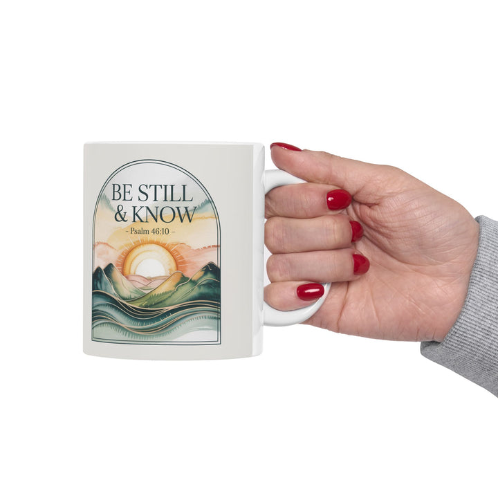 Be Still & Know – Psalm 46:10 Christian Mug
