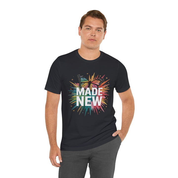 Made New – Christian Butterfly Transformation Shirt (2 Corinthians 5:17)