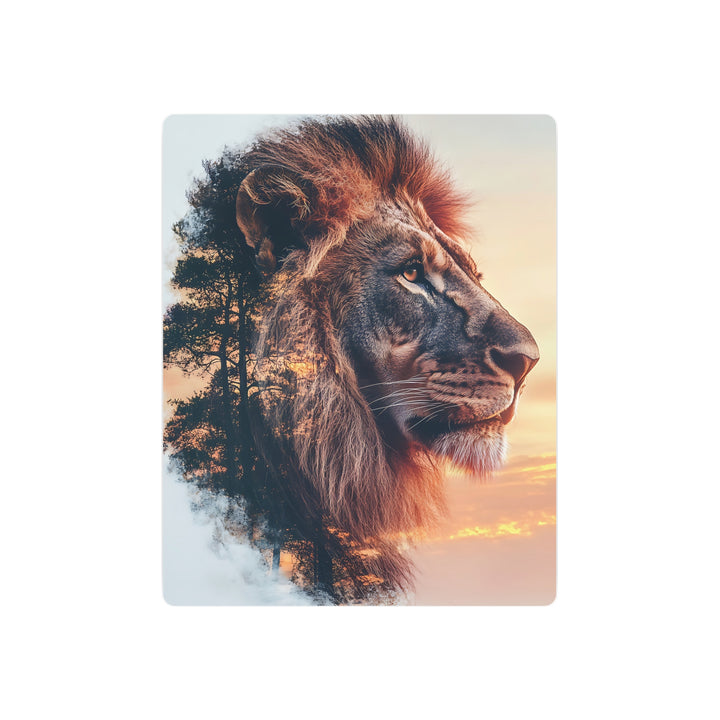 Majestic Lion Metal Art Sign – Nature-Inspired Home Decor for Animal Lovers