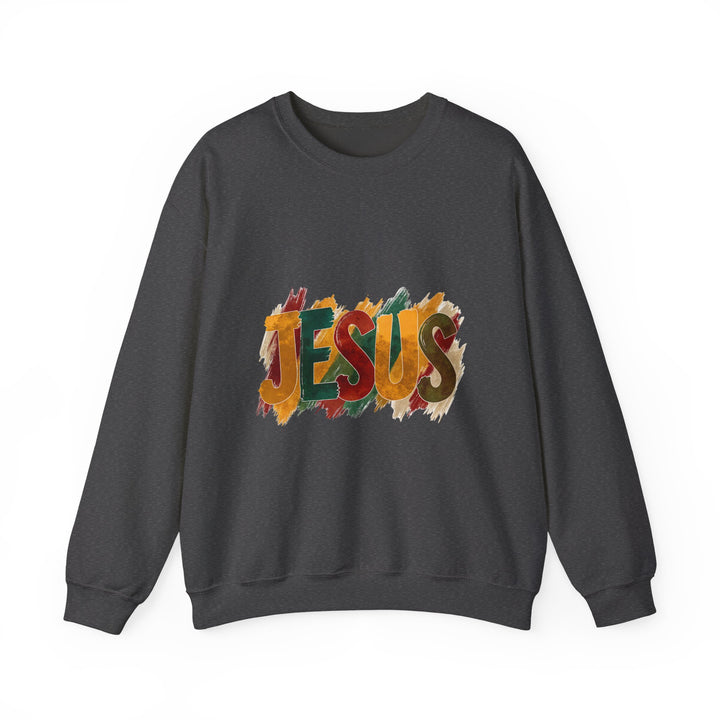 Faith-Inspired Crewneck Sweatshirt, Jesus Sweatshirt, Religious Apparel, Christian Gift, Spiritual Wear, Cozy Church Outfit