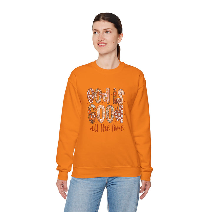 God Is Good Sweatshirt, Inspirational Crewneck, Cozy Fall Fashion, Unisex Apparel, Perfect Gift for Christians