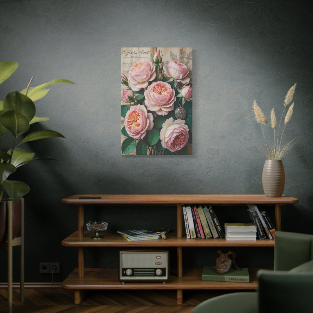 Canvas Wall Art - Grace in Bloom Vintage Style Roses