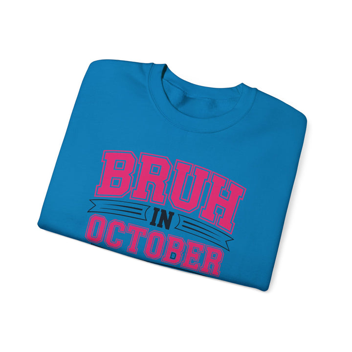 Pink October Awareness Sweatshirt, Cozy Crewneck, Breast Cancer Awareness, Gift for Supporters, Fashion for a Cause