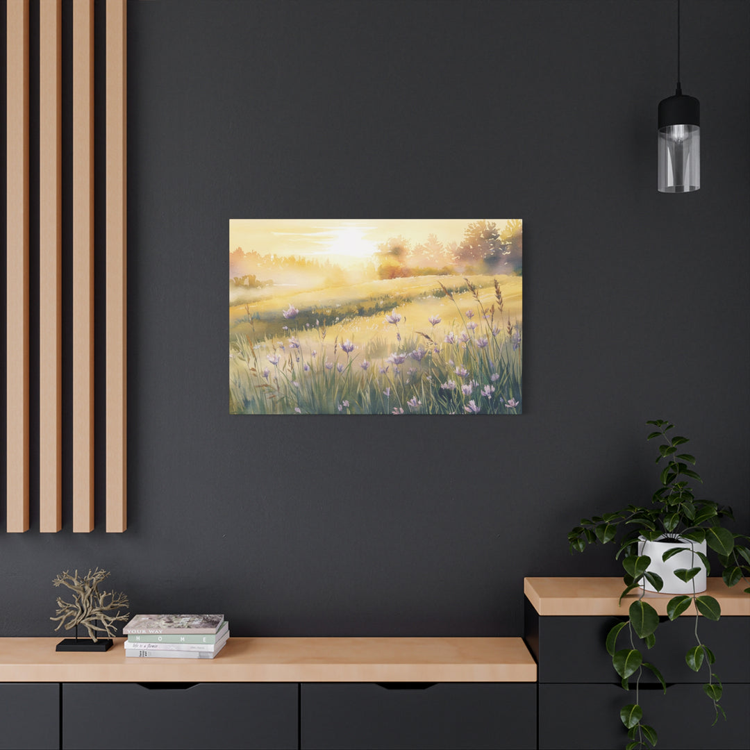 Steadfast Love – Christian Sunrise Canvas Wall Art | Lamentations 3:22 Inspired Print