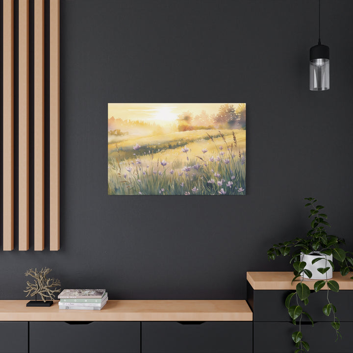 Steadfast Love – Christian Sunrise Canvas Wall Art | Lamentations 3:22 Inspired Print