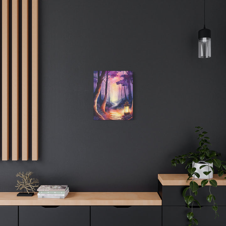 Canvas Print - Path of Light Lantern Twilight Psalm 119 Inspired