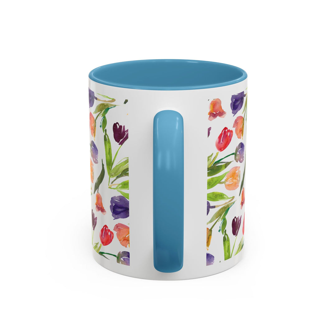 Be Joyful Always – Watercolor Tulip Scripture Mug