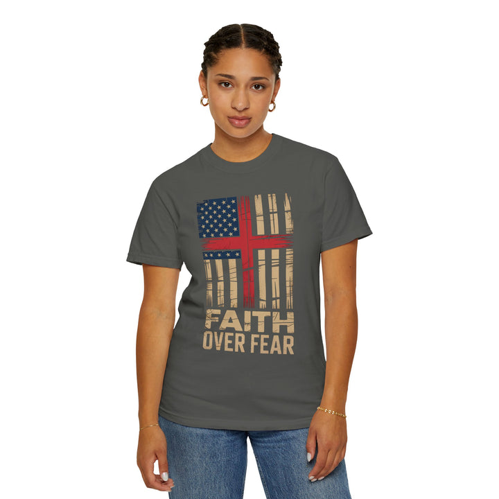 Faith Over Fear Patriotic T-shirt
