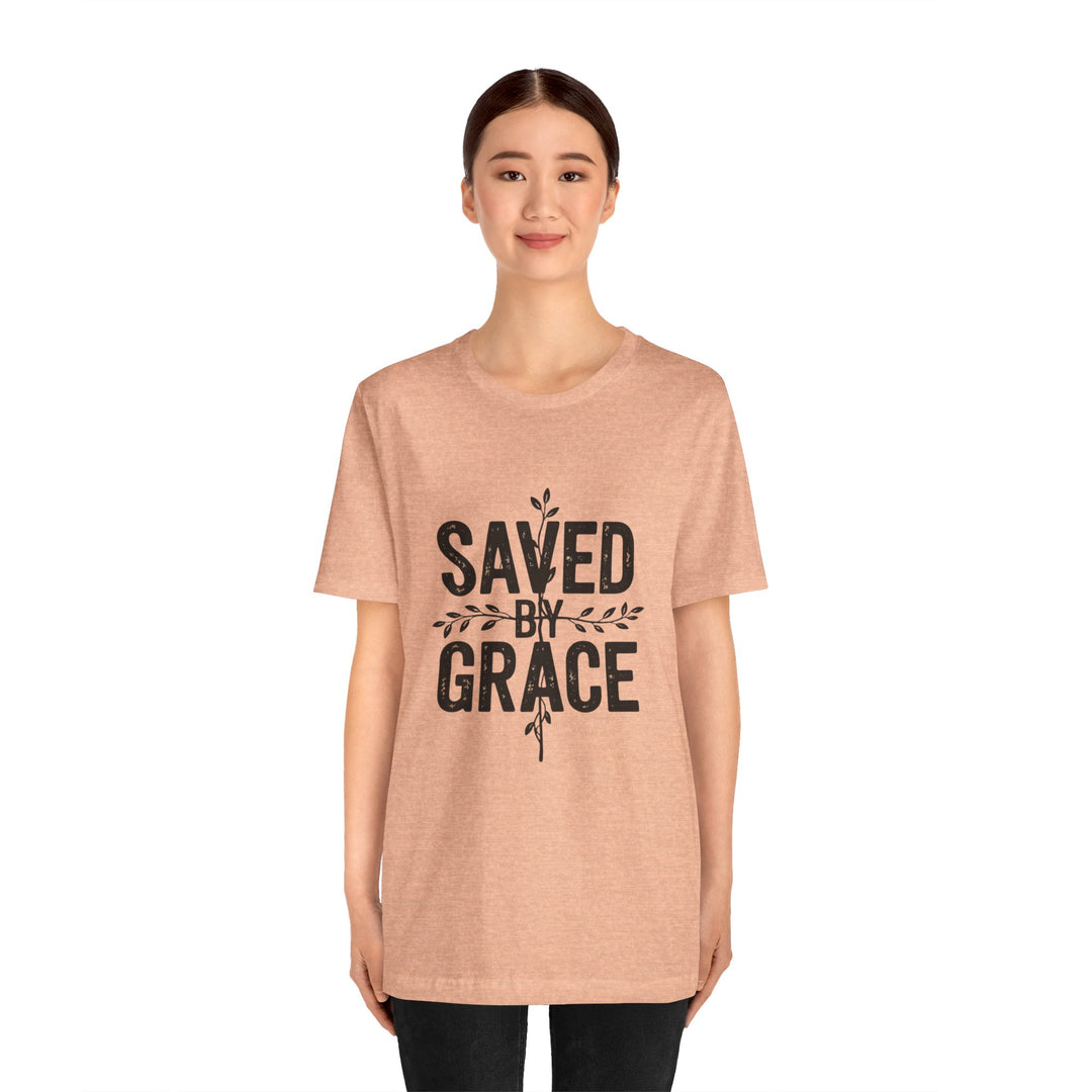 Saved by Grace – Vintage Christian Faith Shirt