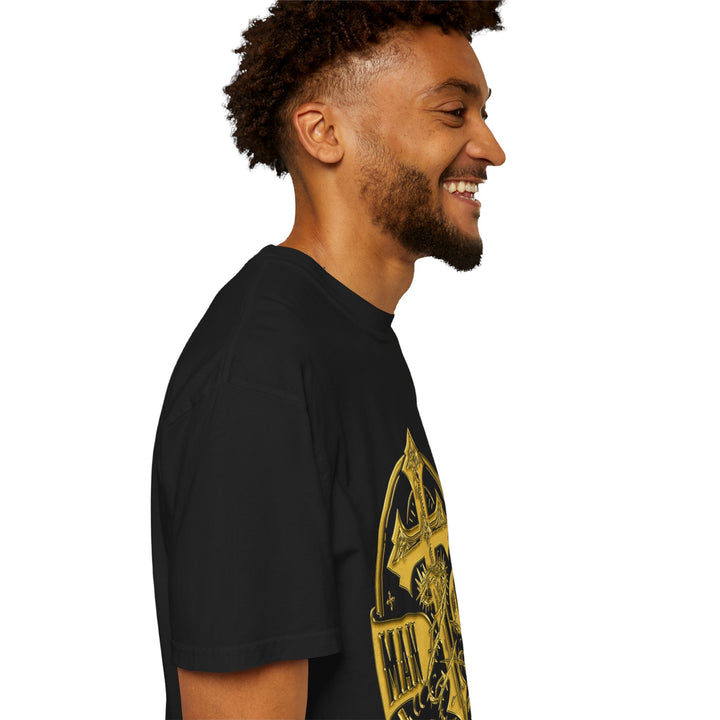 Warrior Spirit T-shirt - Royal Identity Gold Crest Design