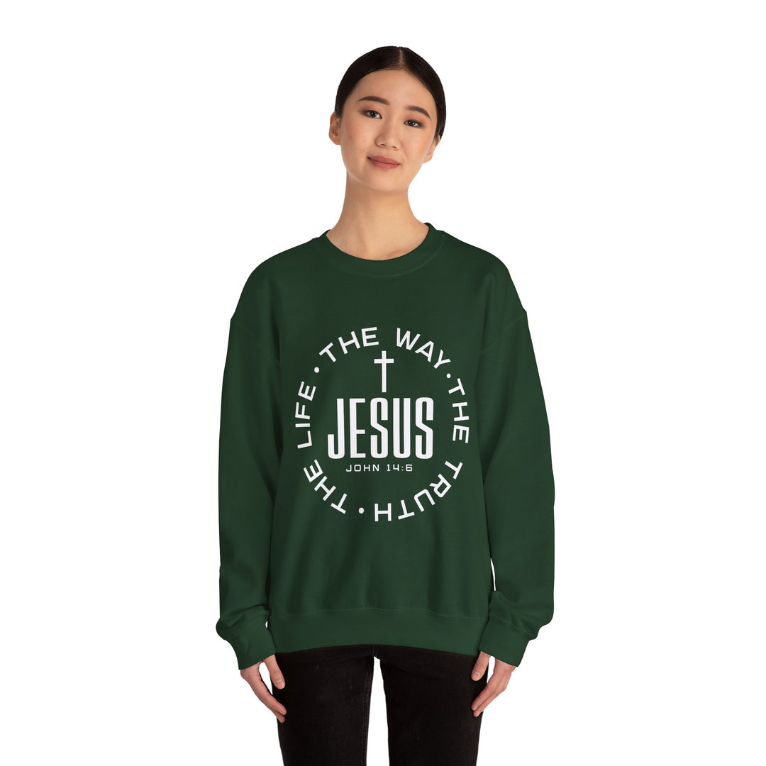 Jesus The Way, The Truth, and The Life Sweatshirt