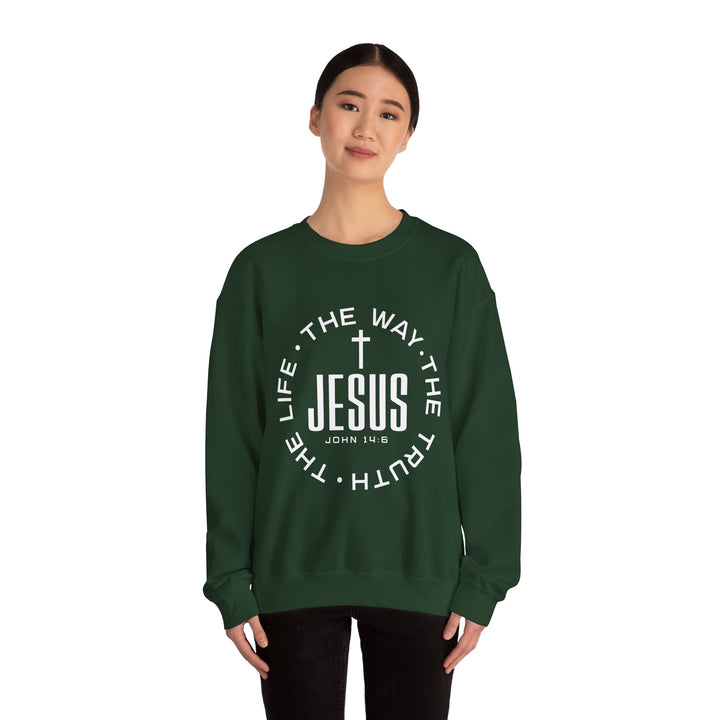 Jesus The Way, The Truth, and The Life Sweatshirt