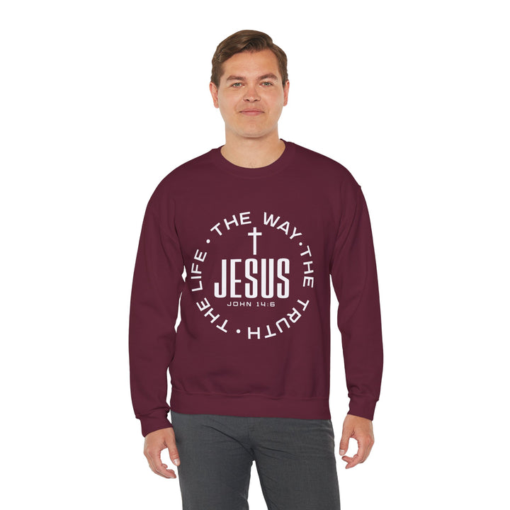 Jesus The Way, The Truth, and The Life Sweatshirt