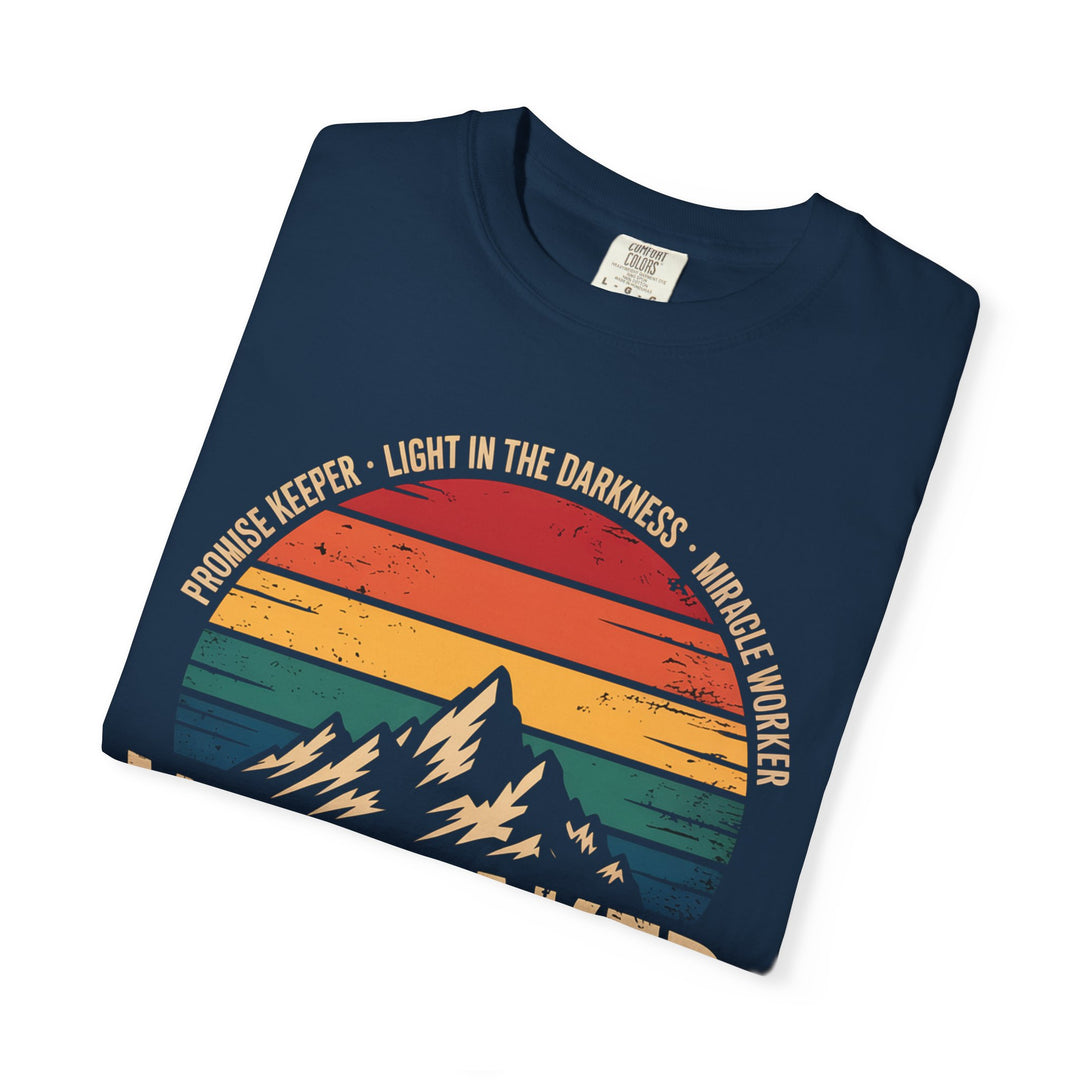 Waymaker Retro Christian T-Shirt - Isaiah 42:16 Vintage Sunset Design