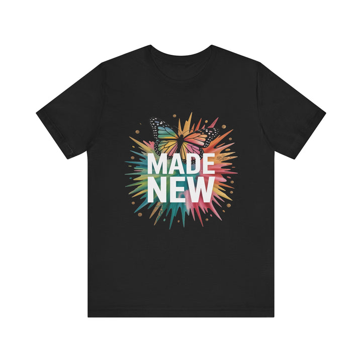 Made New – Christian Butterfly Transformation Shirt (2 Corinthians 5:17)