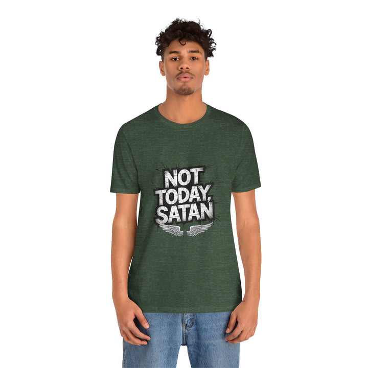 Not Today, Satan – Bold Christian Spiritual Warfare Shirt