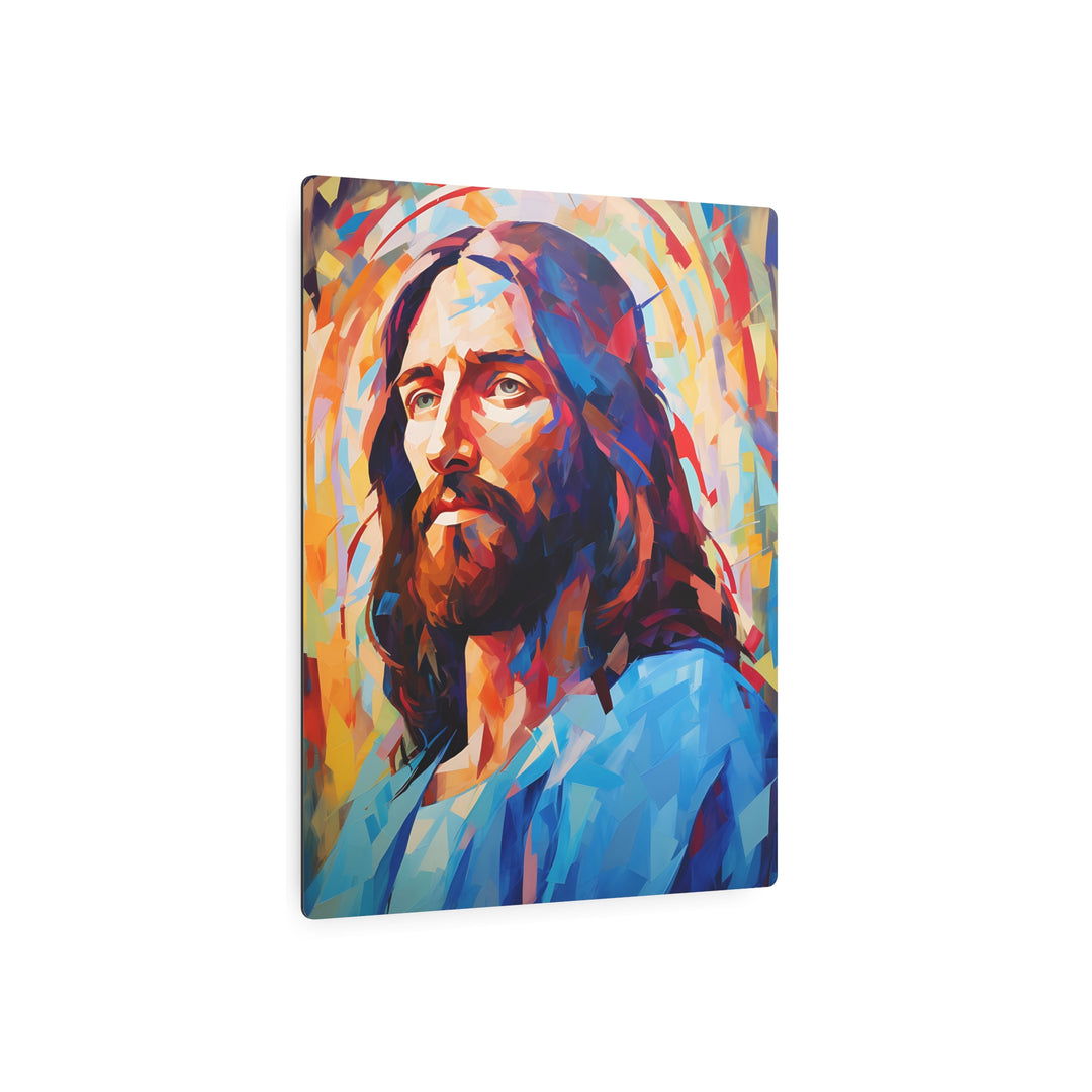 Religious Metal Art Sign - Inspirational Jesus Wall Decor