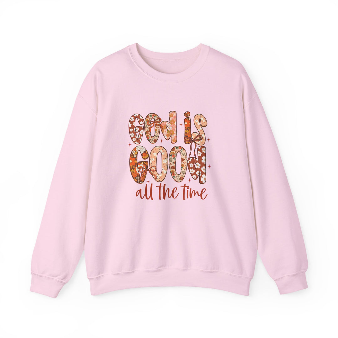 God Is Good Sweatshirt, Inspirational Crewneck, Cozy Fall Fashion, Unisex Apparel, Perfect Gift for Christians