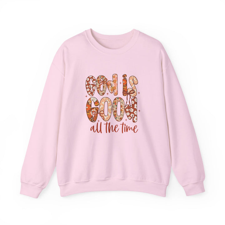 God Is Good Sweatshirt, Inspirational Crewneck, Cozy Fall Fashion, Unisex Apparel, Perfect Gift for Christians