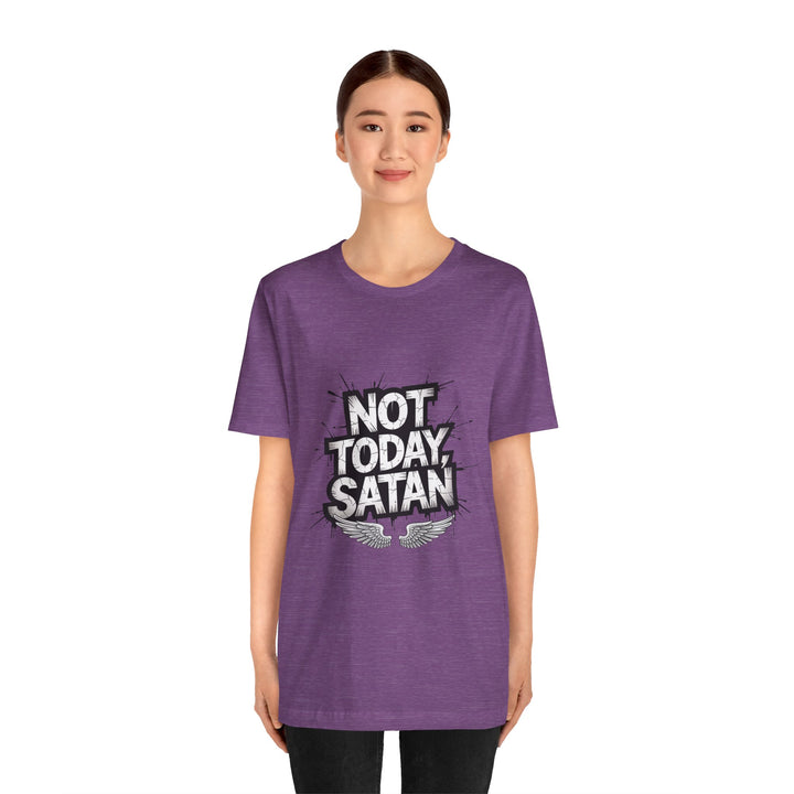 Not Today, Satan – Bold Christian Spiritual Warfare Shirt