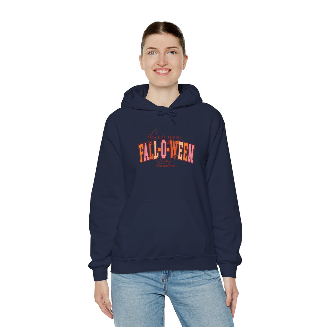Fall-O-Ween Hoodie Sweatshirt - Matthew 4:19 Retro Style Design