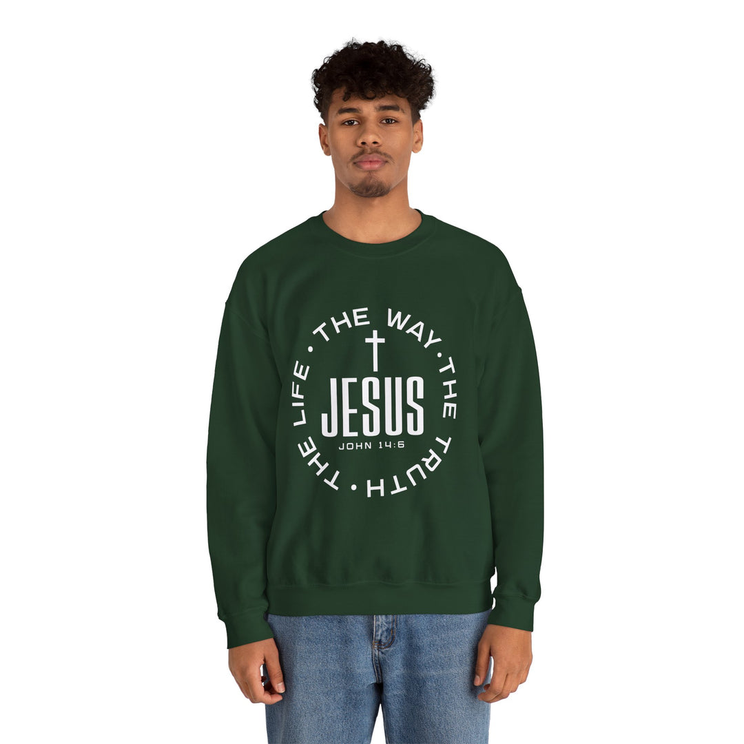 Jesus The Way, The Truth, and The Life Sweatshirt