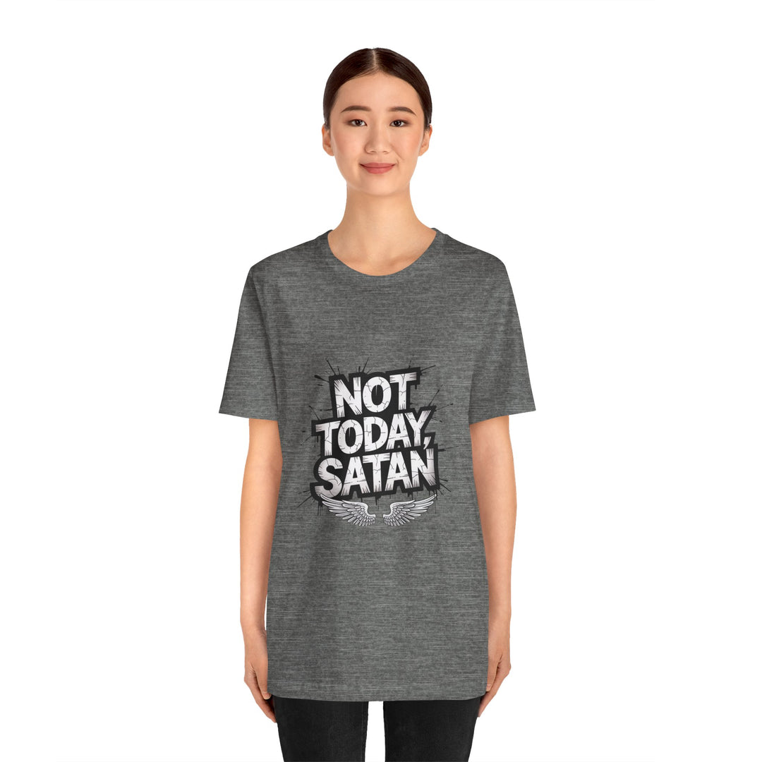 Not Today, Satan – Bold Christian Spiritual Warfare Shirt