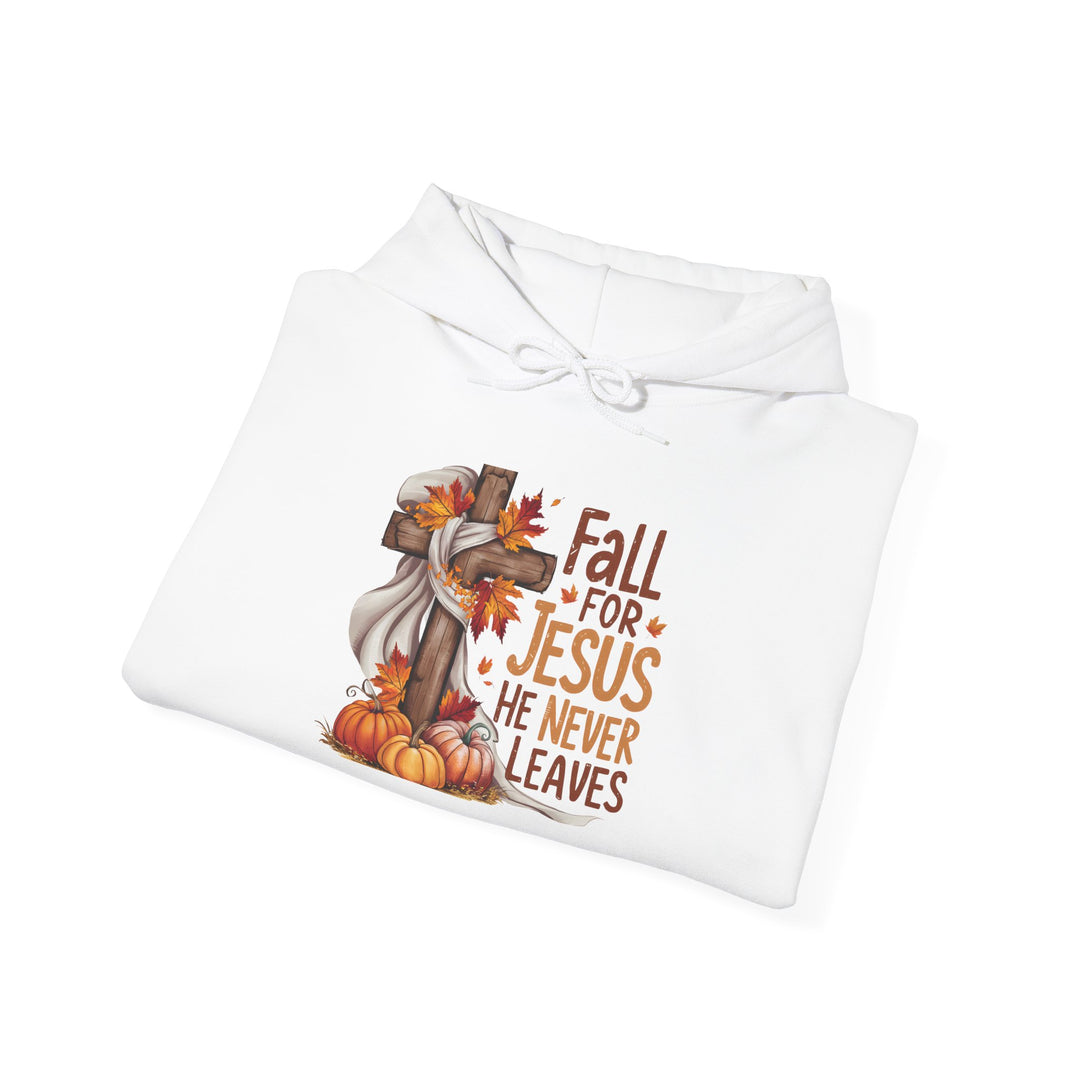 Christian Hoodie - Fall for Jesus Inspirational Unisex Sweatshirt