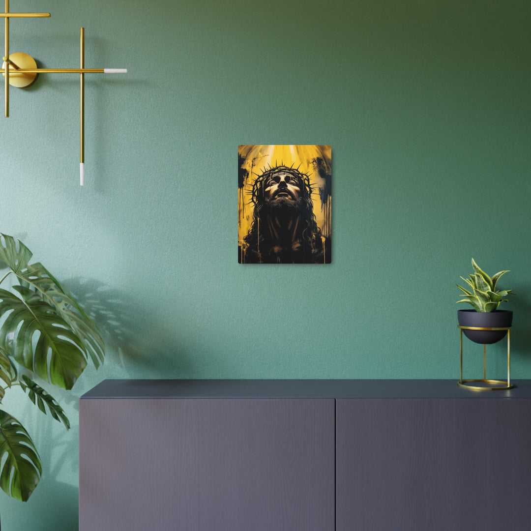 "Crown of Thorns - Crown of Glory" - Triumph Through Suffering Metal Wall Art