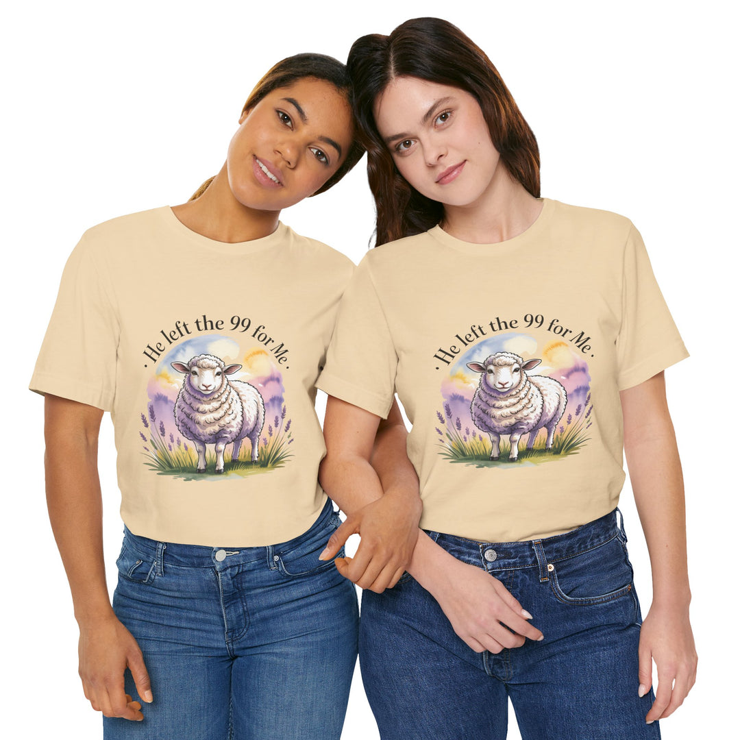 He Left the 99 for Me – Christian Lost Sheep Shirt