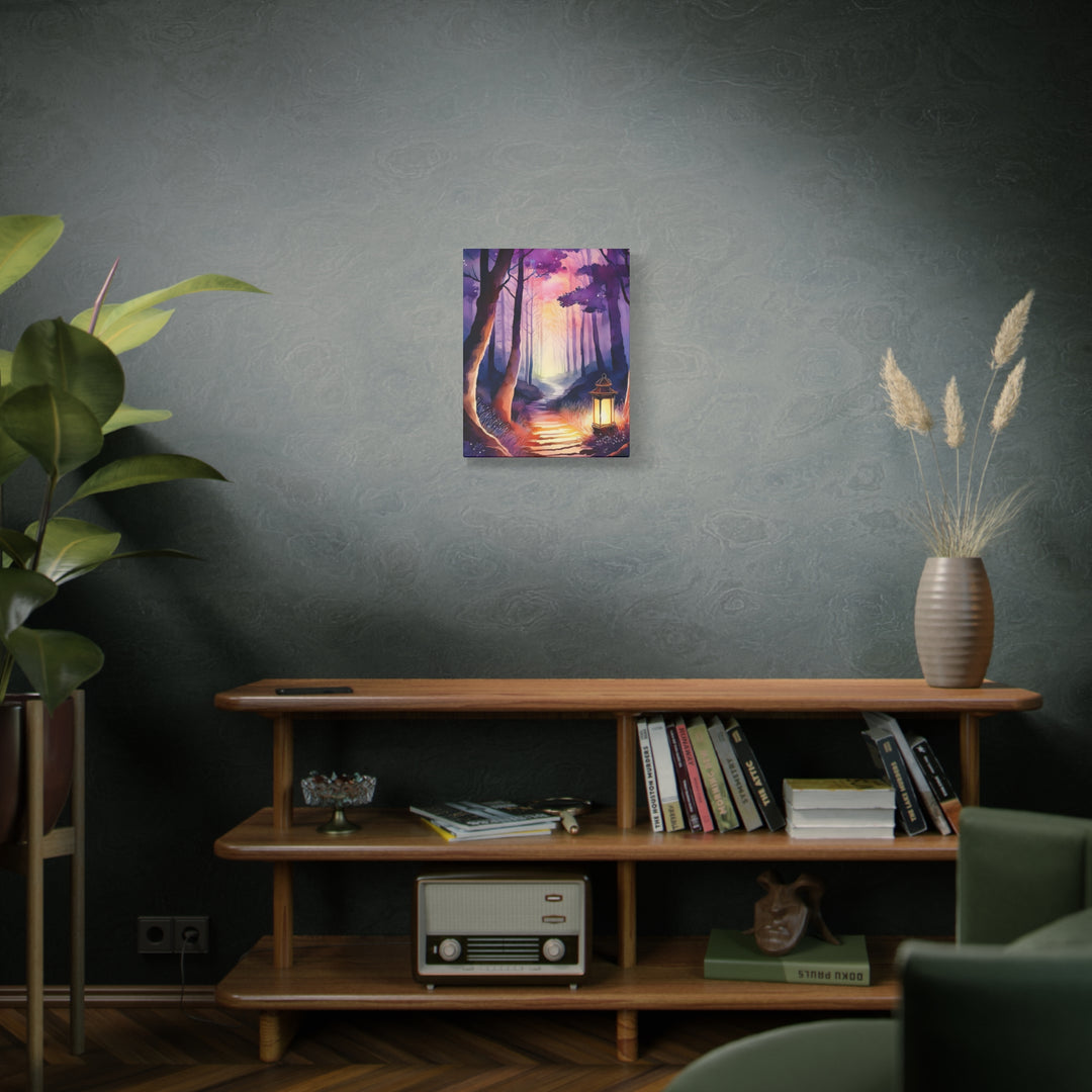 Canvas Print - Path of Light Lantern Twilight Psalm 119 Inspired