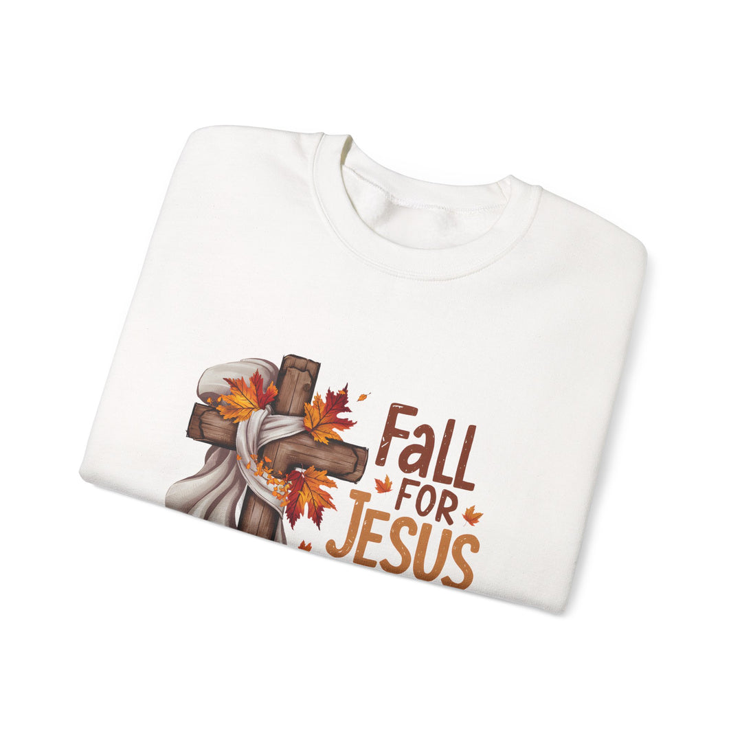 Faith-Inspired Fall Sweatshirt: Cozy Christian Apparel for Autumn, Harvest, Thanksgiving, Seasonal Comfort, Fall for Jesus