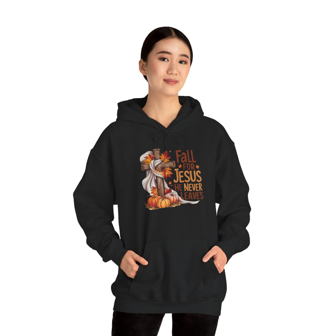 Christian Hoodie - Fall for Jesus Inspirational Unisex Sweatshirt