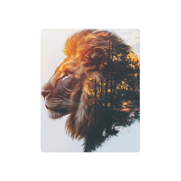 Nature-Inspired Lion Metal Art Sign | Home Décor and Wall Art