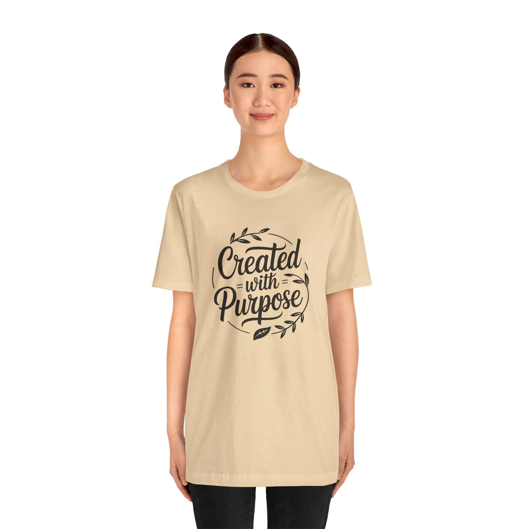 Created with Purpose – Inspirational Christian Identity Shirt