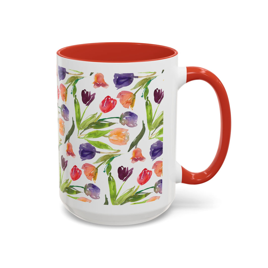Be Joyful Always – Watercolor Tulip Scripture Mug