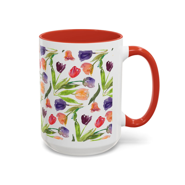 Be Joyful Always – Watercolor Tulip Scripture Mug
