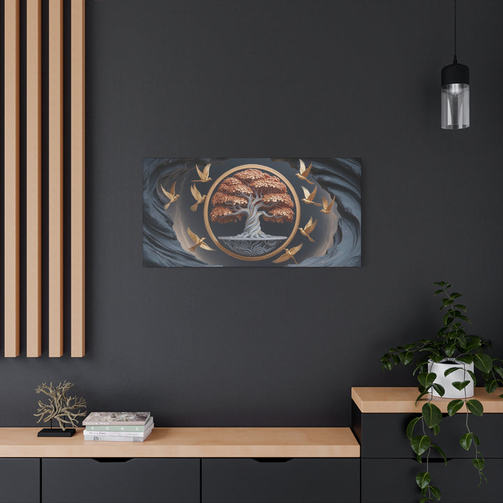 Tree of Life – Eternal Roots, Divine Light | Fine Art Canvas Print