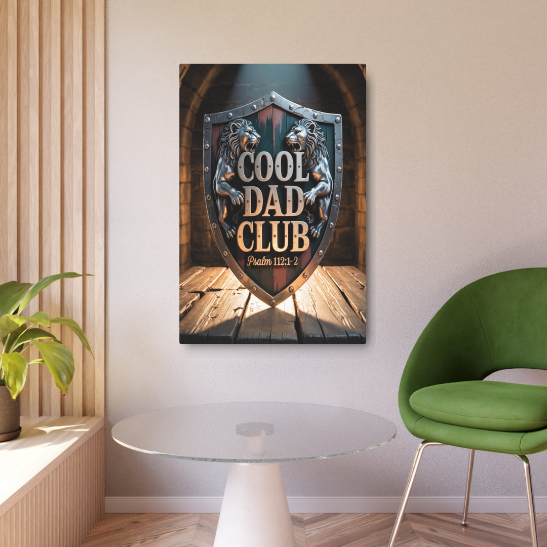 "Psalm 112 Shield" - Medieval Crest Scripture Metal Wall Art