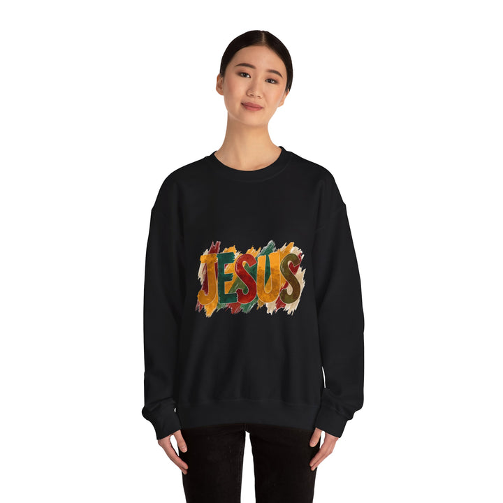 Faith-Inspired Crewneck Sweatshirt, Jesus Sweatshirt, Religious Apparel, Christian Gift, Spiritual Wear, Cozy Church Outfit