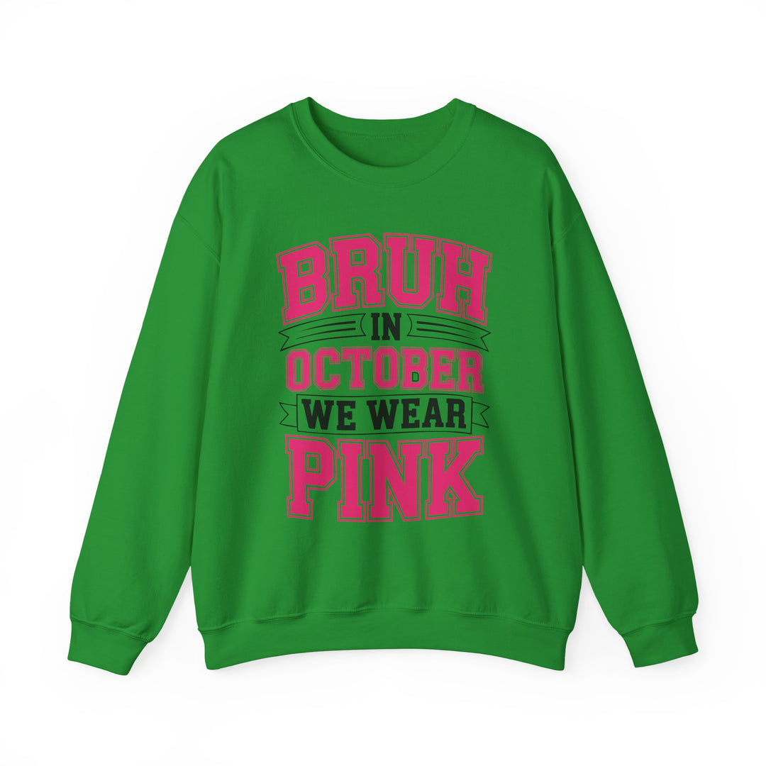 Pink October Awareness Sweatshirt, Cozy Crewneck, Breast Cancer Awareness, Gift for Supporters, Fashion for a Cause