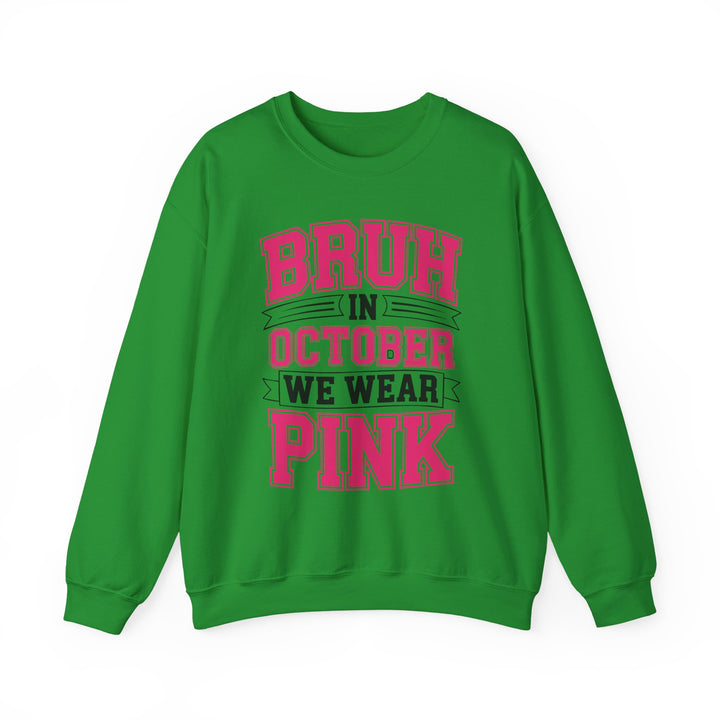 Pink October Awareness Sweatshirt, Cozy Crewneck, Breast Cancer Awareness, Gift for Supporters, Fashion for a Cause