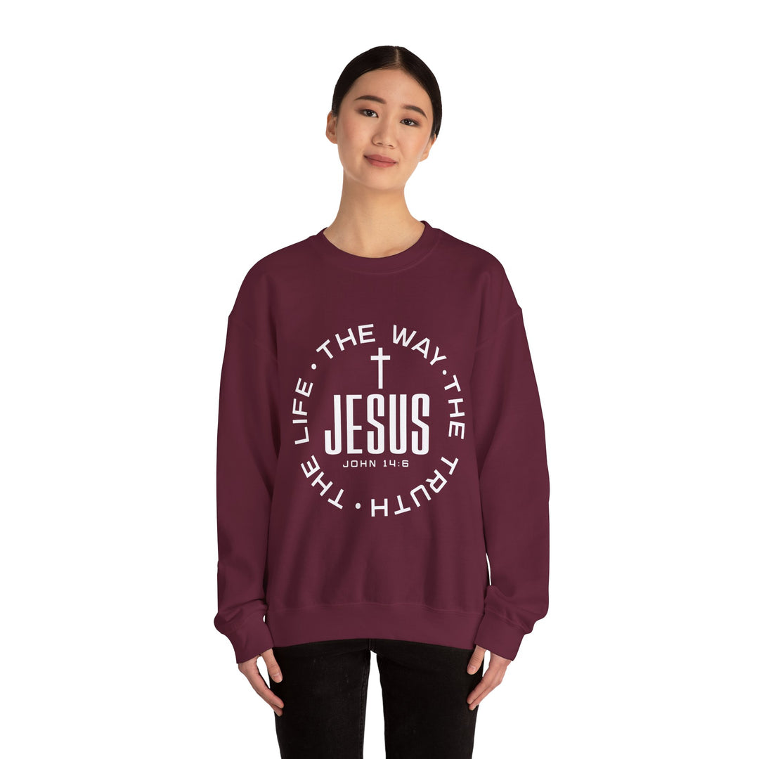 Jesus The Way, The Truth, and The Life Sweatshirt