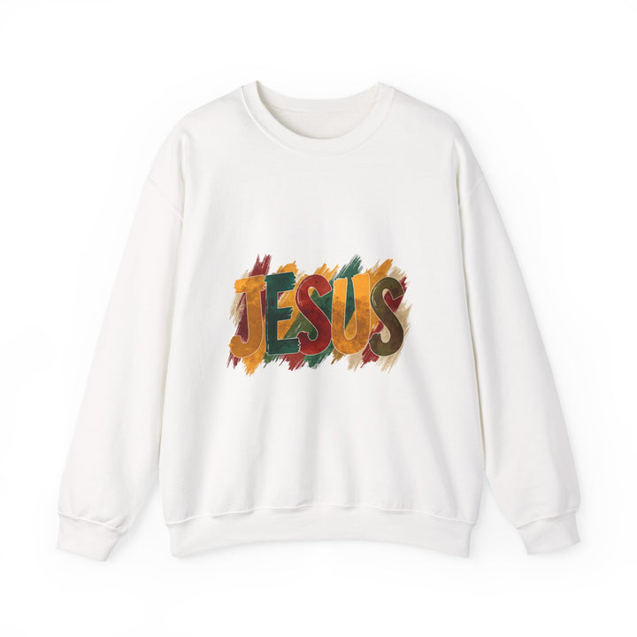 Faith-Inspired Crewneck Sweatshirt, Jesus Sweatshirt, Religious Apparel, Christian Gift, Spiritual Wear, Cozy Church Outfit