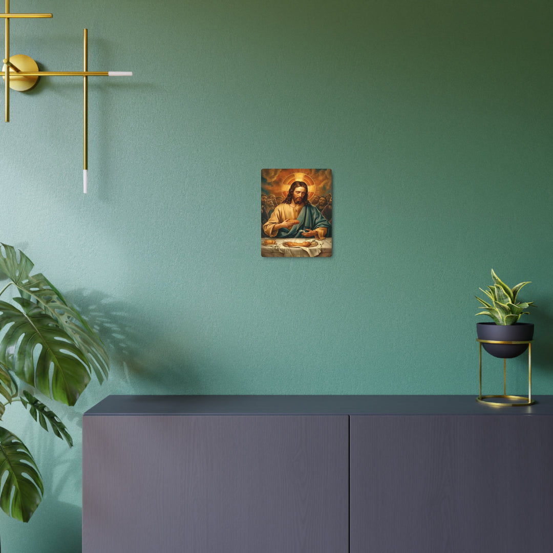 "The Last Supper - Breaking of Bread" - Sacred Metal Wall Art