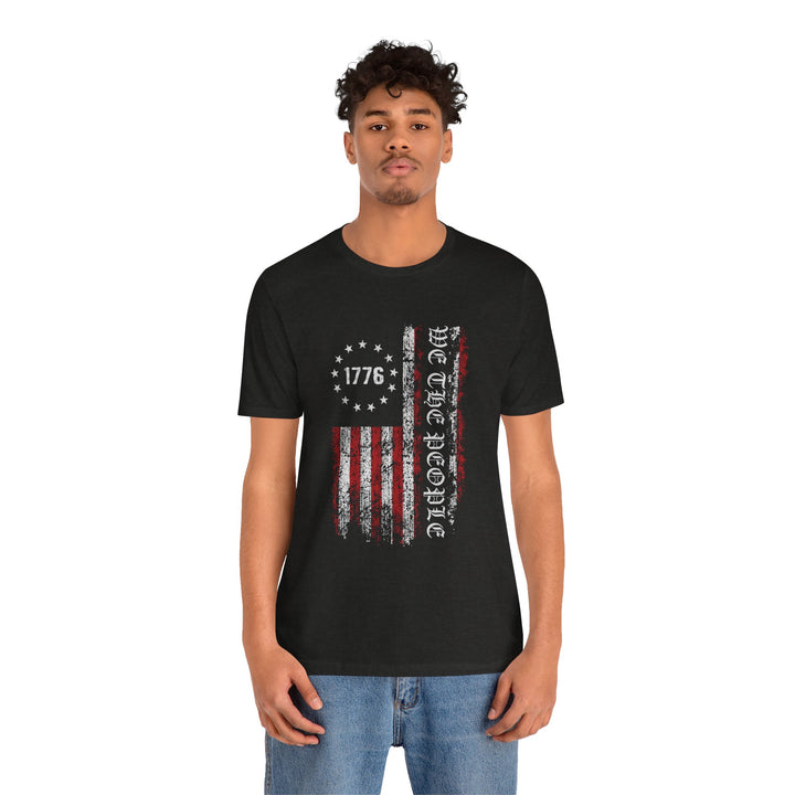 Patriotic Vintage Tee, 4th of July Shirt, Independence Day Gift, Unisex Graphic Tee, American Flag T-Shirt, Casual Wear