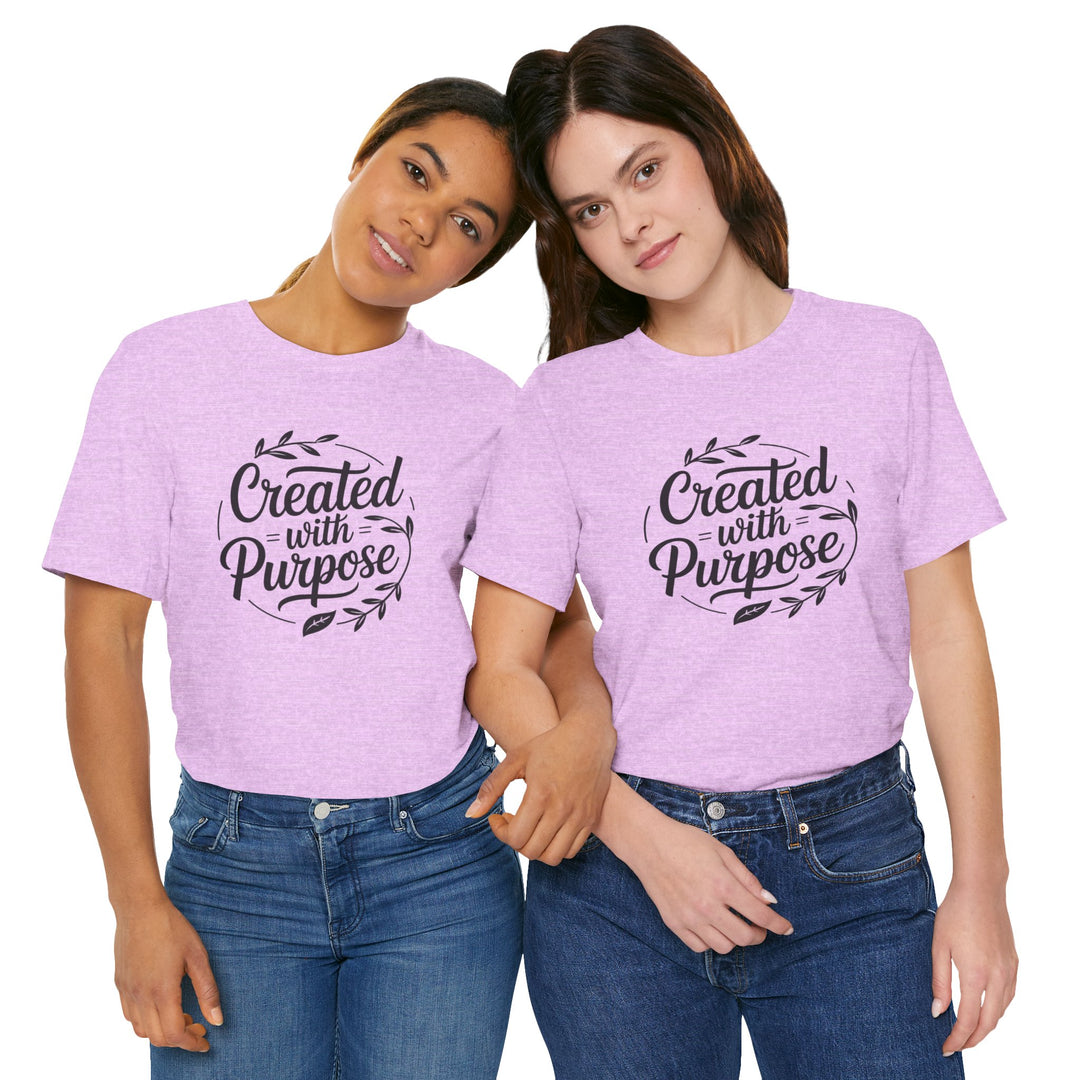 Created with Purpose – Inspirational Christian Identity Shirt