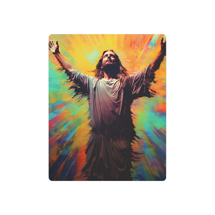 Inspirational Jesus Metal Art Sign - Faith Wall Decor