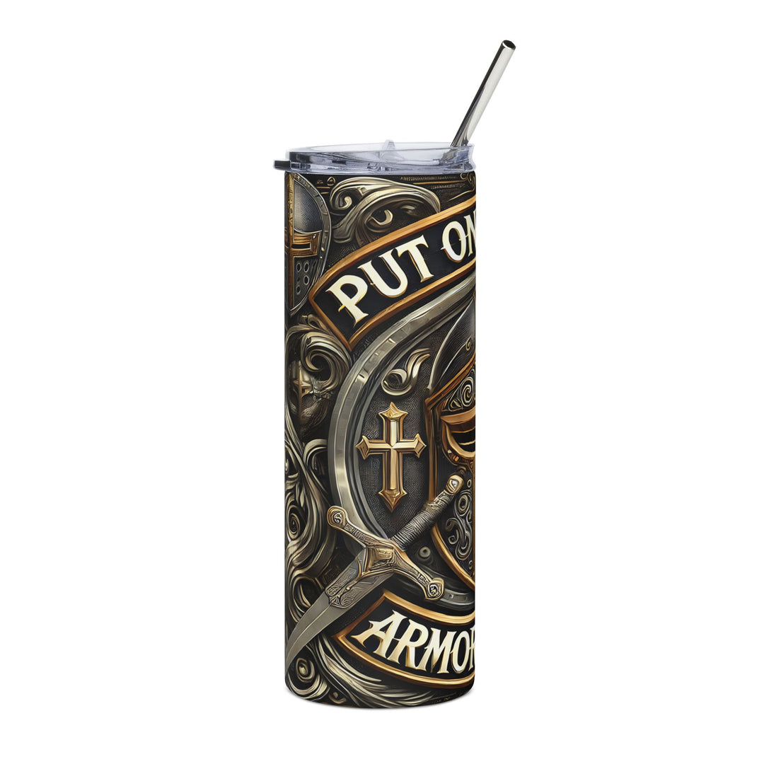 Put On the Full Armor of God – Christian Warrior Tumbler
